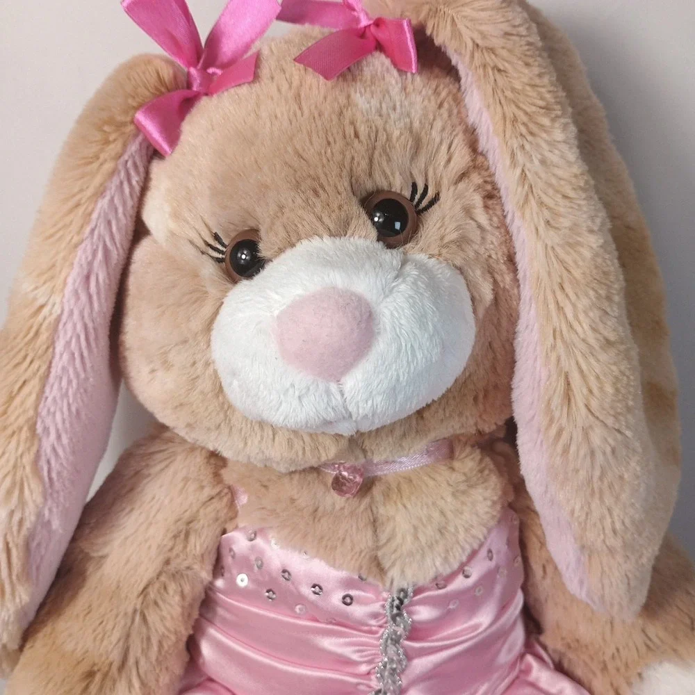 Build a Bear Cinnamon Swirl Bunny Rabbit Plush 18